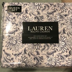 Lauren Ralph Lauren NWT Queen sheet set